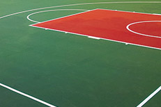 硅PU籃球場施工