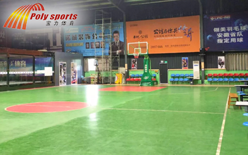 籃球場(chǎng)施工廠家案例室內(nèi)球場(chǎng)