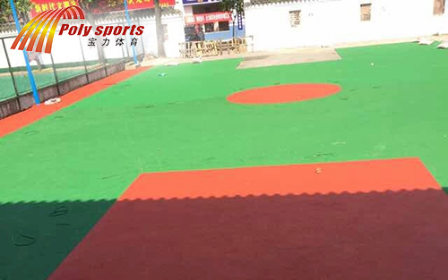 籃球場(chǎng)施工廠家鋪設(shè)