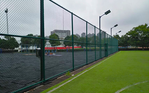 鋁合金組合式圍網(wǎng)驗收