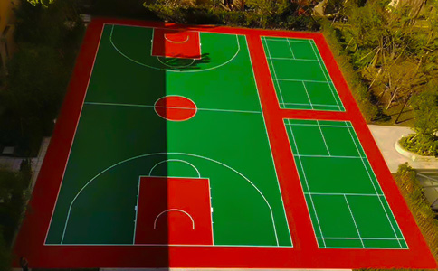 室外硅pu籃球場(chǎng)