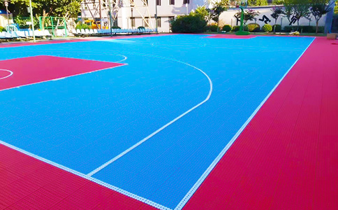 室外籃球場(chǎng)塑膠地面