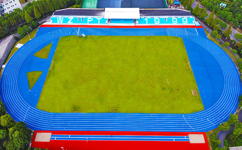 田徑場(chǎng)混合型塑膠跑道