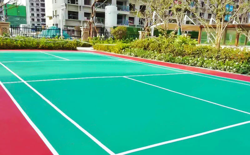 塑膠羽毛球場(chǎng)地