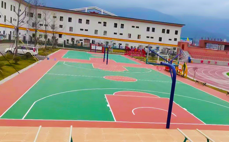 戶外塑膠籃球場(chǎng)