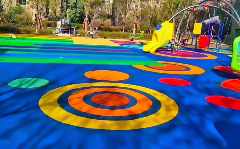 游樂園塑膠地面