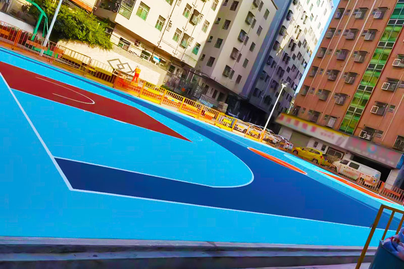 杭州塑膠籃球場