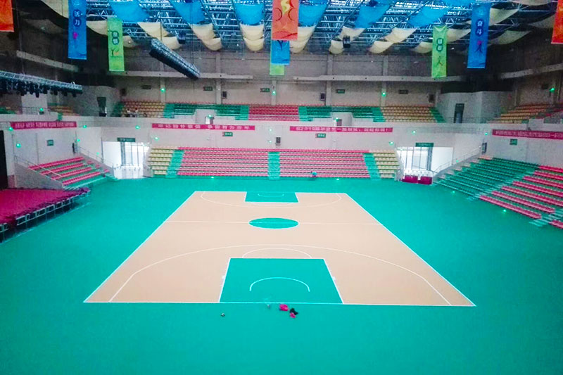 室內(nèi)塑膠籃球場
